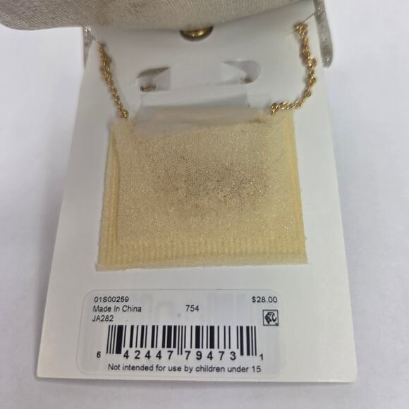 Anne Klein Gold-Tone 2-Pc Heart Layered Necklace & Drop Earrings Set NEW - Picture 10 of 10